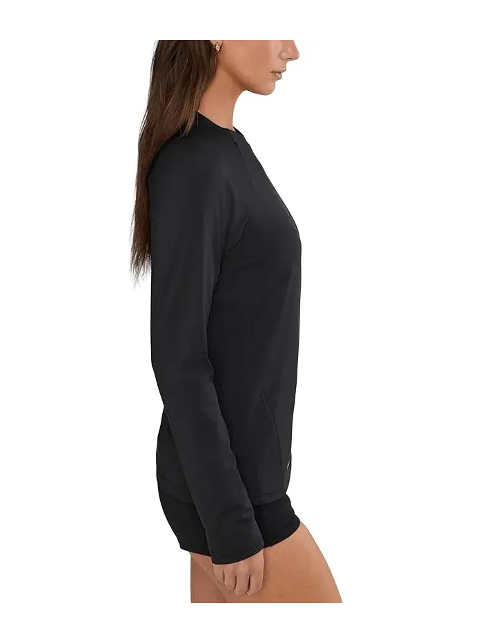 Футболка с длинным рукавом Nike Dri-FIT UV Long Sleeve Hydroguard — изображение 3 из 5, черный