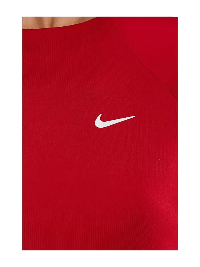 Футболка Nike Dri-FIT UV Long Sleeve Hydroguard — изображение 5 из 5, красный
