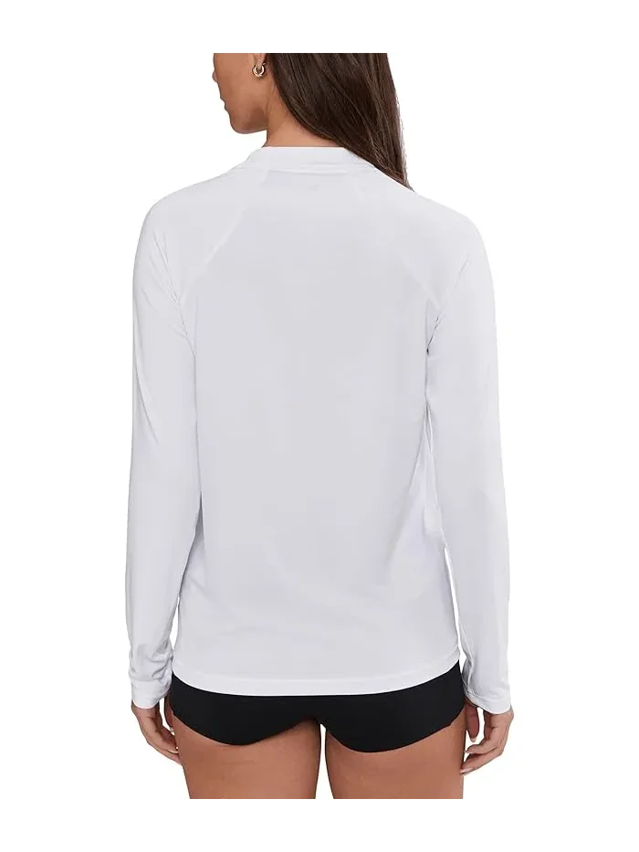 Футболка Dri-FIT UV Long Sleeve Hydroguard Nike — изображение 4 из 5, белый
