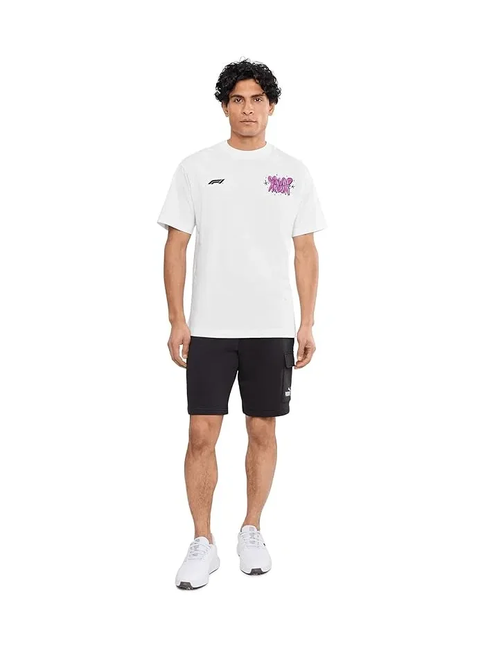 Футболка с принтом Formula 1 Miami Go Wild PUMA — изображение 2 из 5, белый