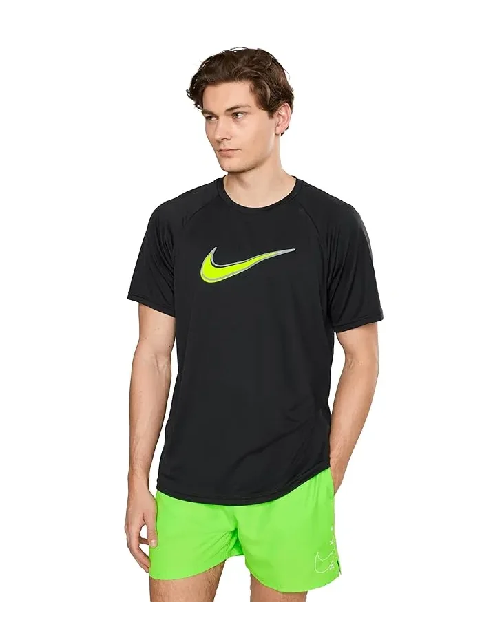 Футболка Nike Hydroguard Outline Swoosh Dri-FIT UV с коротким рукавом — изображение 1 из 5, черный