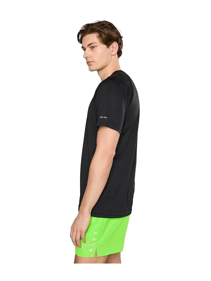 Футболка Nike Hydroguard Outline Swoosh Dri-FIT UV с коротким рукавом — изображение 3 из 5, черный