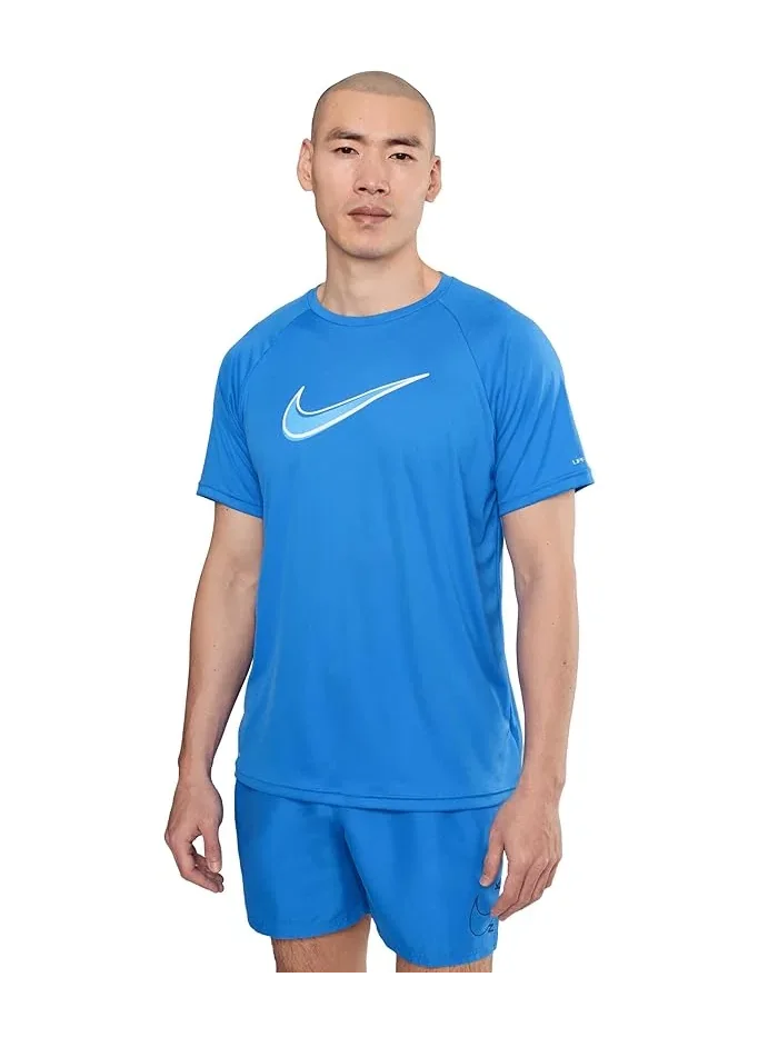 Футболка Nike Hydroguard Outline Swoosh Dri-FIT UV с коротким рукавом — изображение 1 из 5, синий
