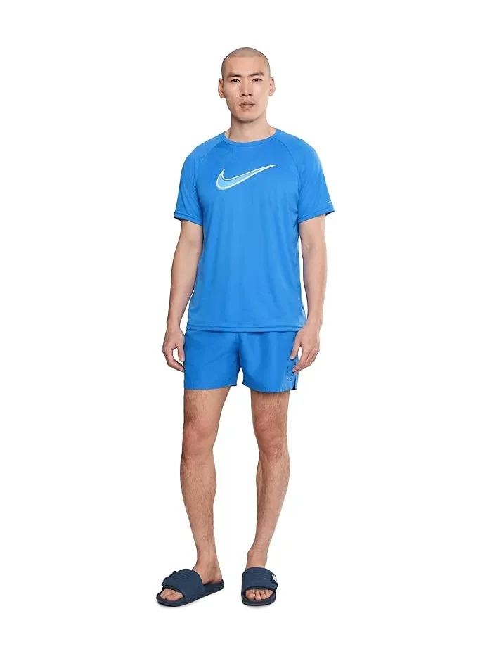 Футболка Nike Hydroguard Outline Swoosh Dri-FIT UV с коротким рукавом — изображение 2 из 5, синий