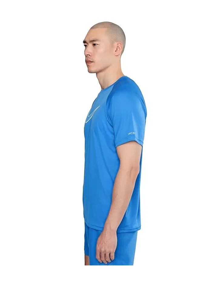 Футболка Nike Hydroguard Outline Swoosh Dri-FIT UV с коротким рукавом — изображение 3 из 5, синий