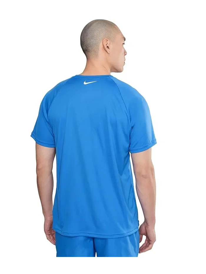 Футболка Nike Hydroguard Outline Swoosh Dri-FIT UV с коротким рукавом — изображение 4 из 5, синий