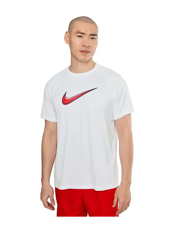 Футболка Nike Hydroguard Outline Swoosh Dri-FIT UV короткий рукав — изображение 1 из 5, белый
