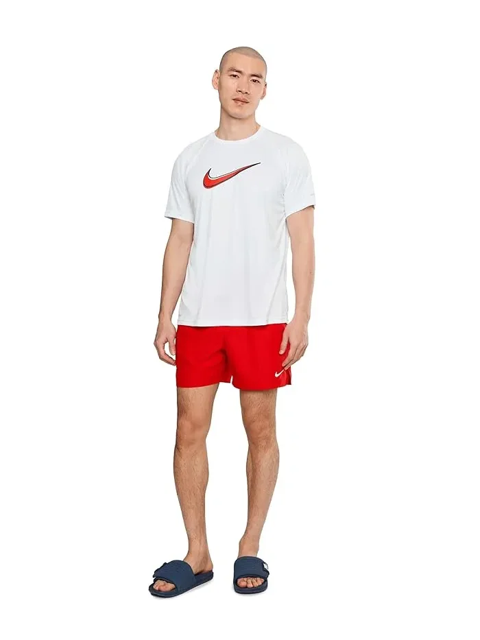 Футболка Nike Hydroguard Outline Swoosh Dri-FIT UV короткий рукав — изображение 2 из 5, белый