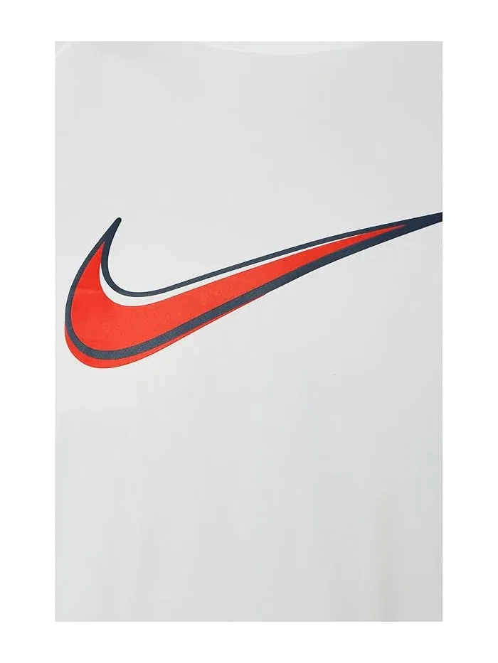 Футболка Nike Hydroguard Outline Swoosh Dri-FIT UV короткий рукав — изображение 5 из 5, белый