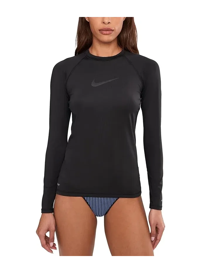 Рашгард Nike Dri-FIT UV Long Sleeve Hydroguard — изображение 1 из 5, черный