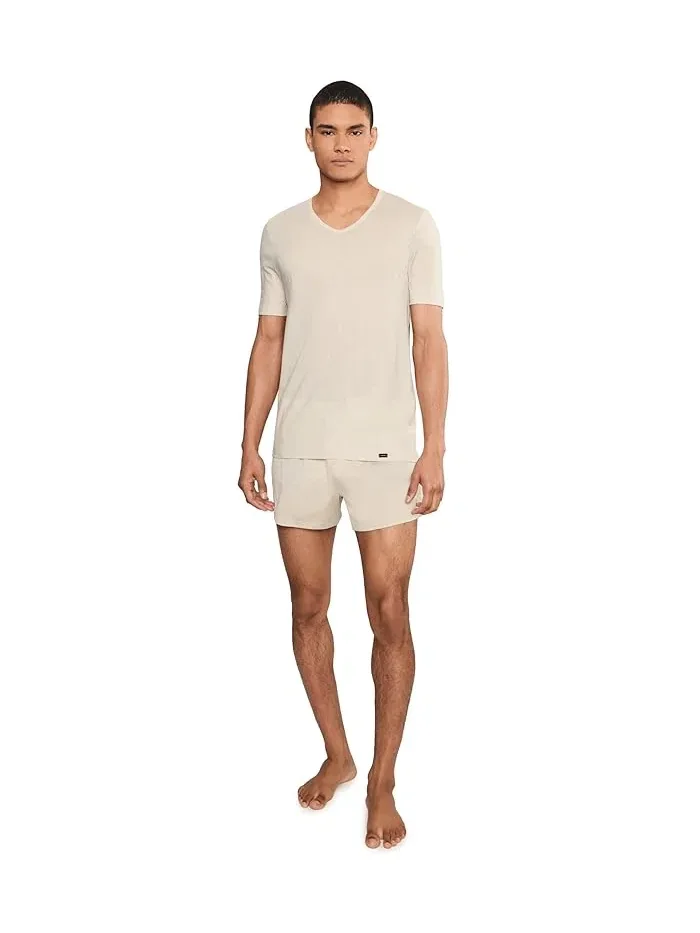 Футболка с V-образным вырезом Ultralight Short Sleeve V-Neck Hanro, Moon — изображение 2 из 5, лунный