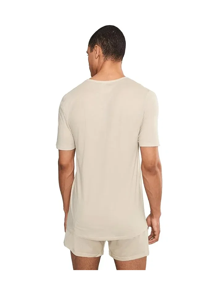 Футболка с V-образным вырезом Ultralight Short Sleeve V-Neck Hanro, Moon — изображение 4 из 5, лунный