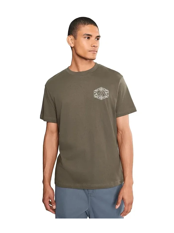 Футболка Hex Filigre Short Sleeve RVCA — серый