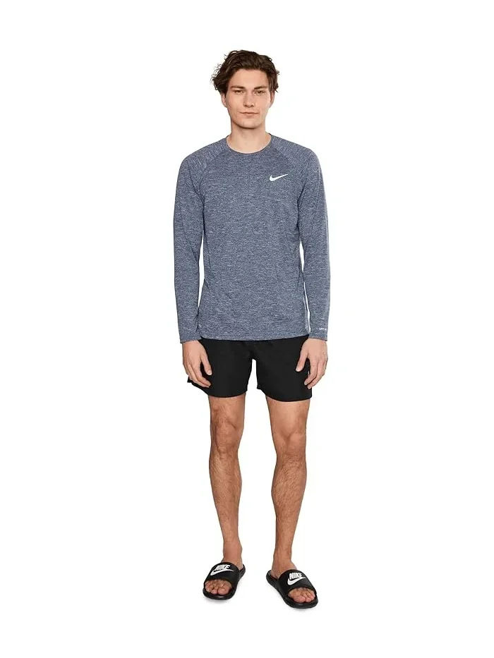 Футболка Nike Dri-FIT с длинным рукавом Hydroguard — изображение 2 из 5, темно-синий