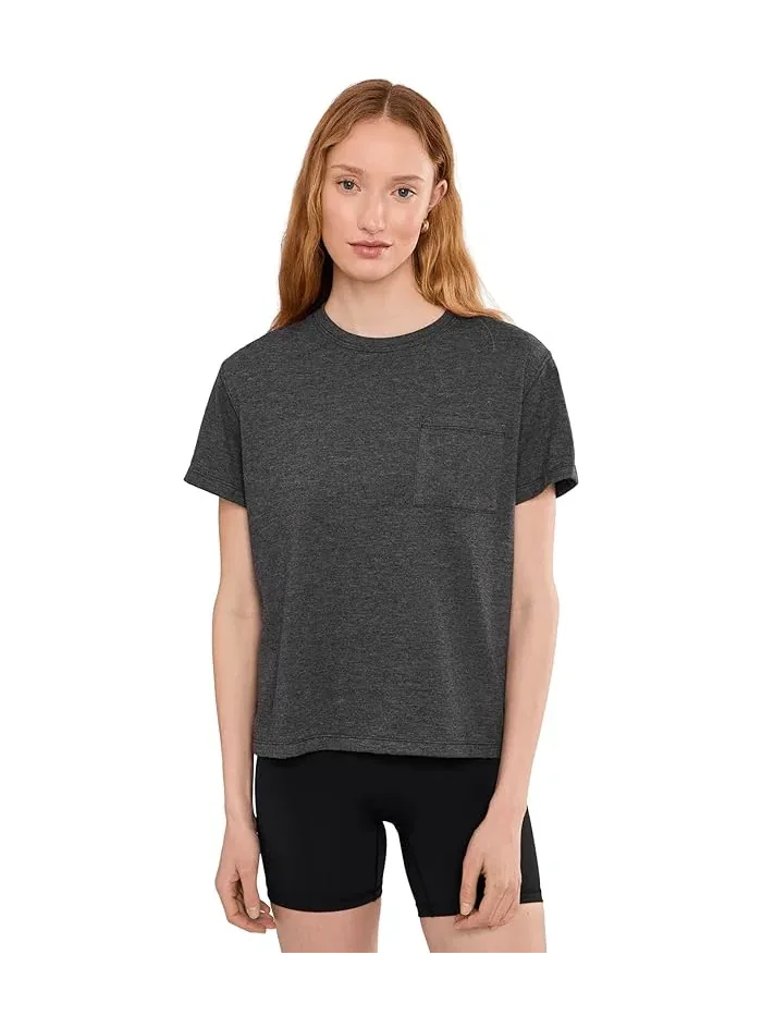 Футболка с карманом Tri-Blend Short Sleeve Pocket Tee The North Face — изображение 1 из 5, черный