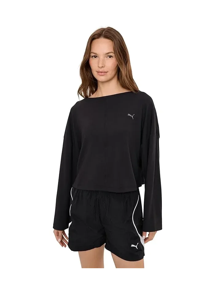 Футболка с длинным рукавом Cloudspun Ribbed Slouchy PUMA