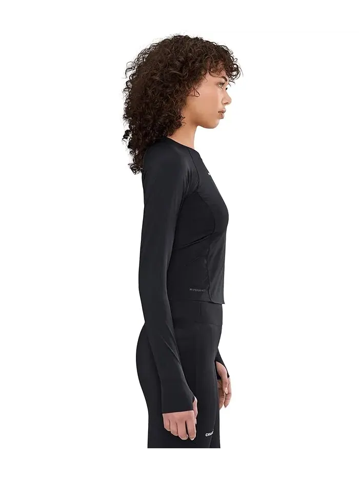 Футболка облегающая Hypervent Tight Long Sleeve Craft — изображение 3 из 5, черный