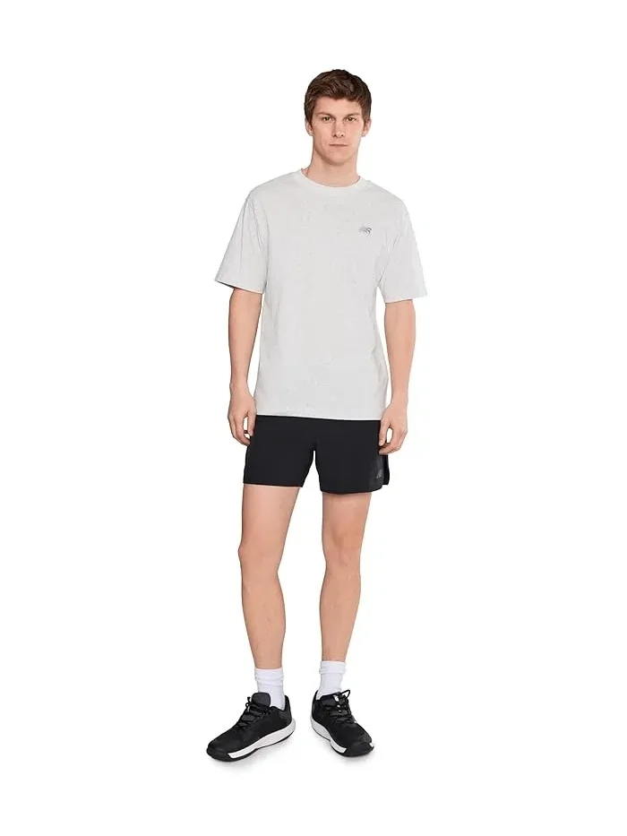 Шорты спортивные Run Essentials 5" New Balance — изображение 2 из 5, черный