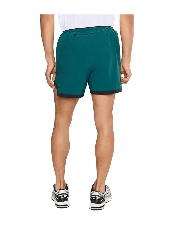 Шорты спортивные Run Essentials New Balance — изображение 4 из 5, зеленый