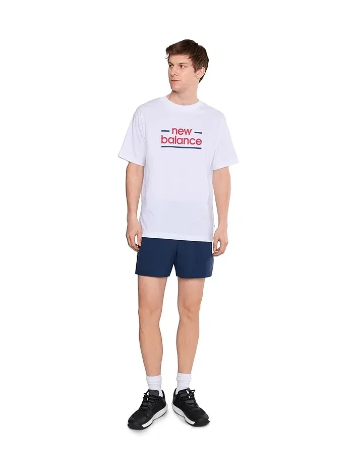 Шорты спортивные Run Essentials New Balance — изображение 2 из 5, темно-синий