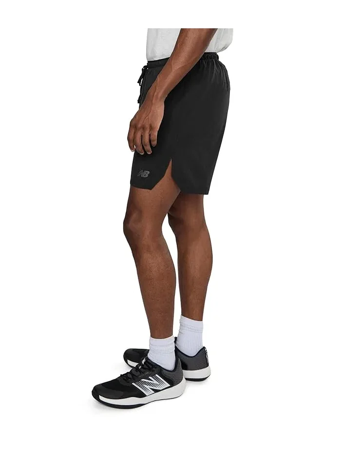 Шорты спортивные 7" Run Essentials New Balance — изображение 3 из 5, черный