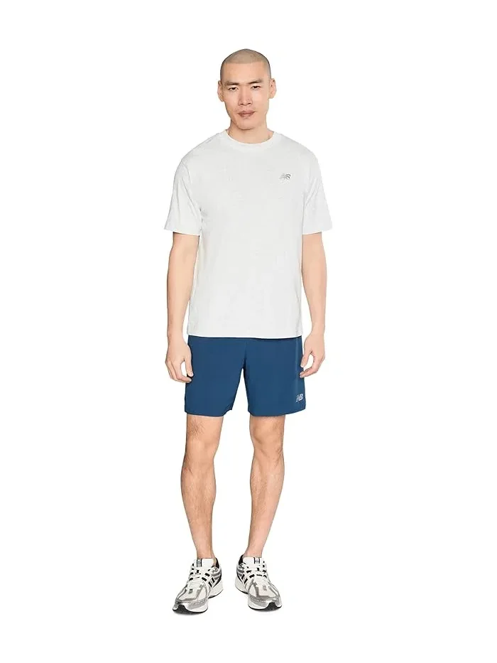 Шорты спортивные Run Essentials New Balance — изображение 2 из 5, темно-синий
