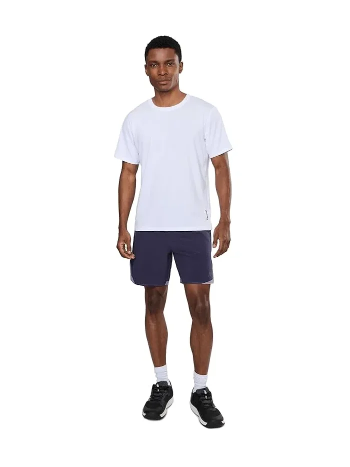 Шорты спортивные 7" Run Essentials New Balance — изображение 2 из 5, черничный