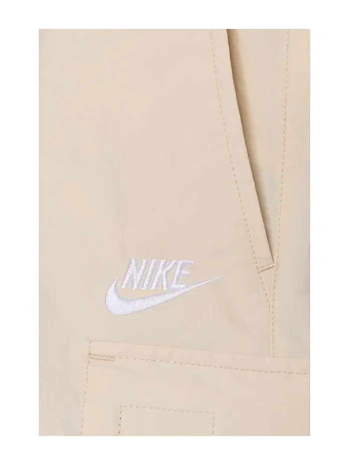 Шорты спортивные Nike Sportswear Club Utility — изображение 5 из 5, светлый хаки/белый