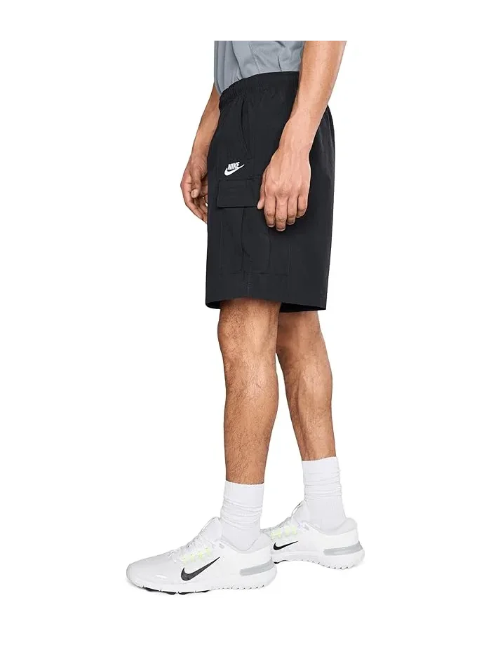 Шорты Sportswear Club Utility Nike — изображение 3 из 5, черный/белый