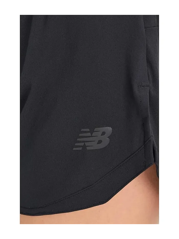 Шорты спортивные 3" Run Essentials New Balance — изображение 5 из 5, черный