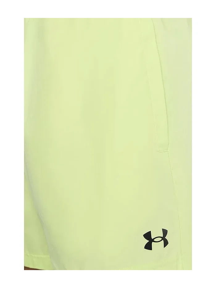 Шорты спортивные Tech Woven 5-inch Under Armour — изображение 5 из 5, зеленый/черный