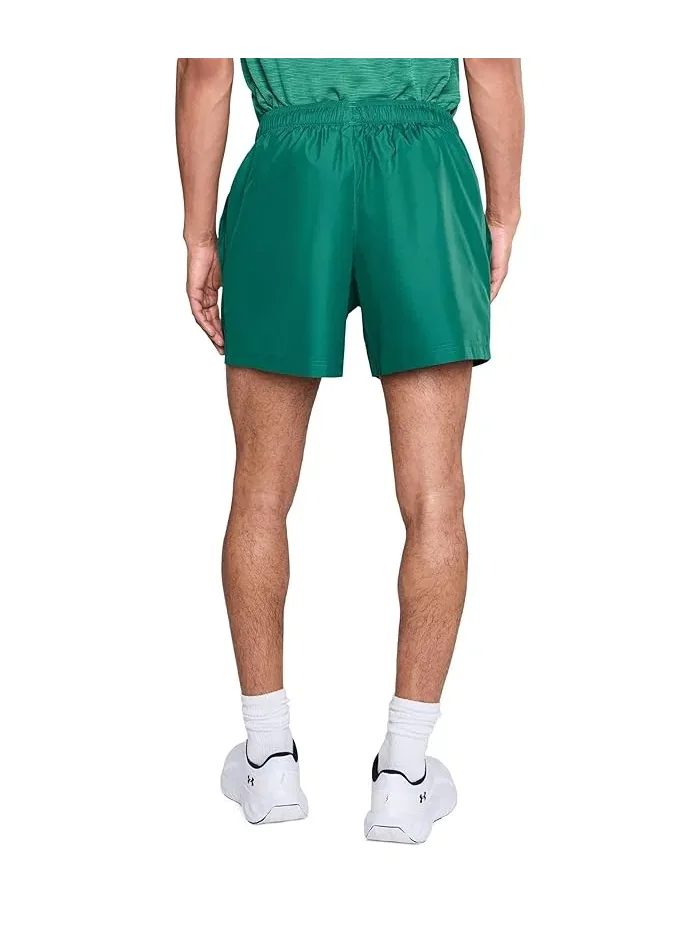 Шорты Tech Woven 5-inch Shorts Under Armour — изображение 4 из 5, зеленый/черный