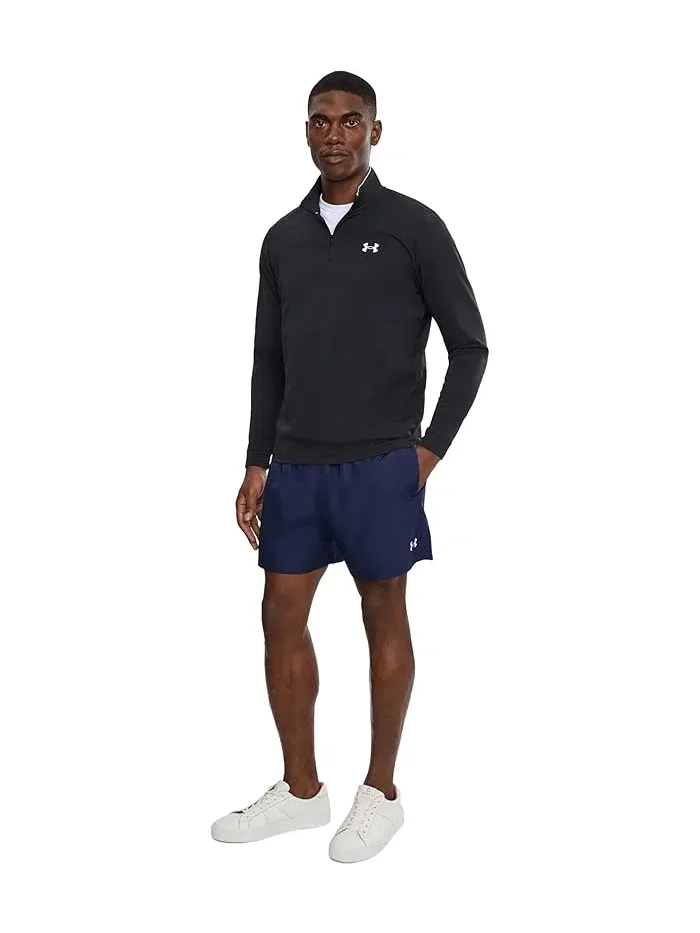 Шорты спортивные Tech Woven 5-inch Under Armour — изображение 2 из 5, темно-синий/белый
