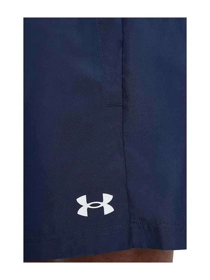 Шорты спортивные Tech Woven 5-inch Under Armour — изображение 5 из 5, темно-синий/белый