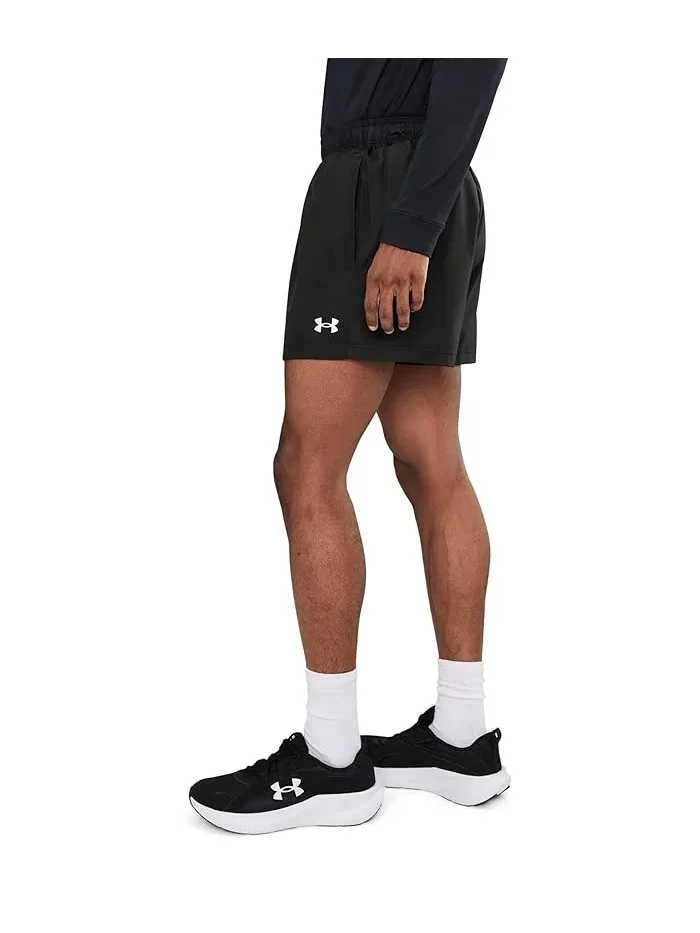 Шорты Tech Woven 5-inch Under Armour — изображение 3 из 5, черный/белый