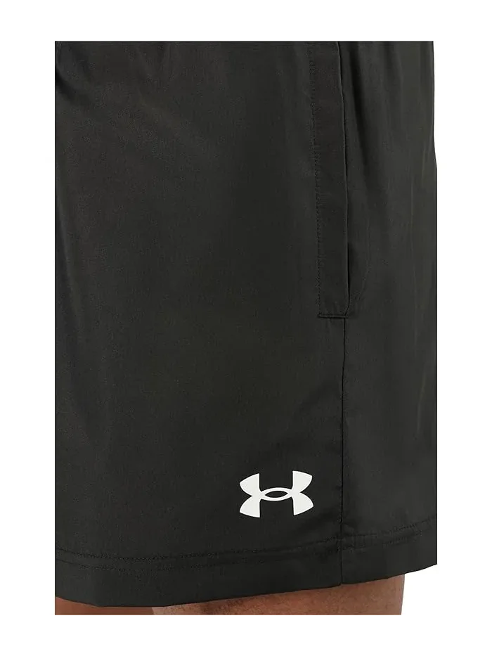 Шорты Tech Woven 5-inch Under Armour — изображение 5 из 5, черный/белый