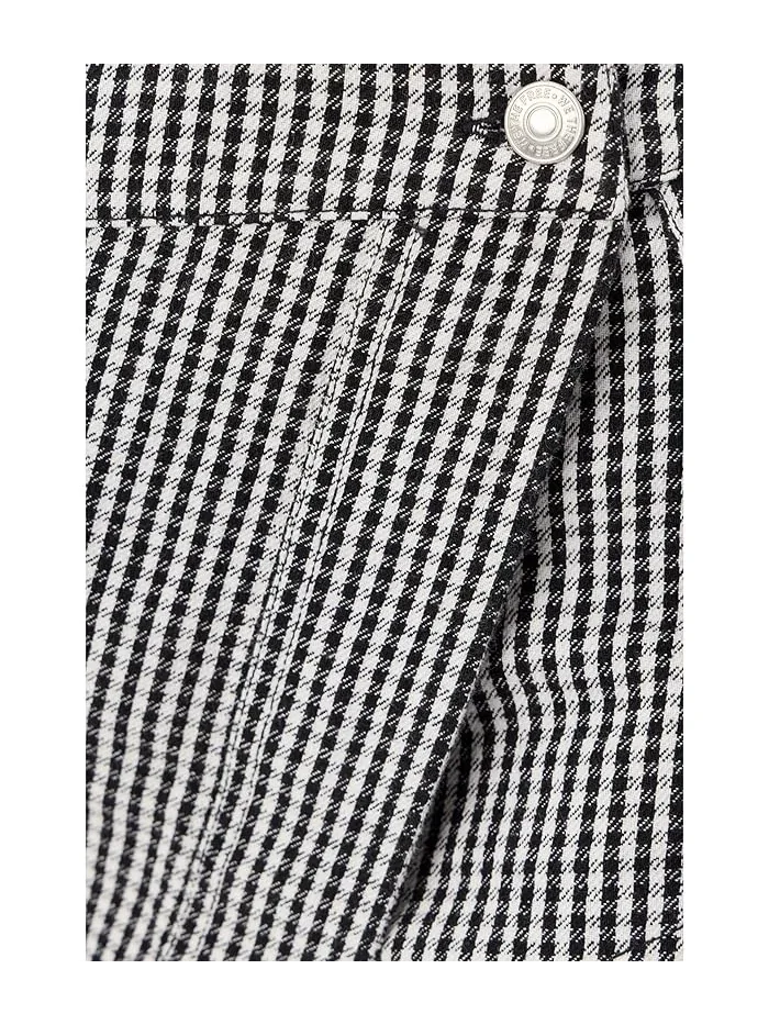 Юбка-шорты Georgie Gingham Micro Skort Free People — изображение 5 из 5, черный