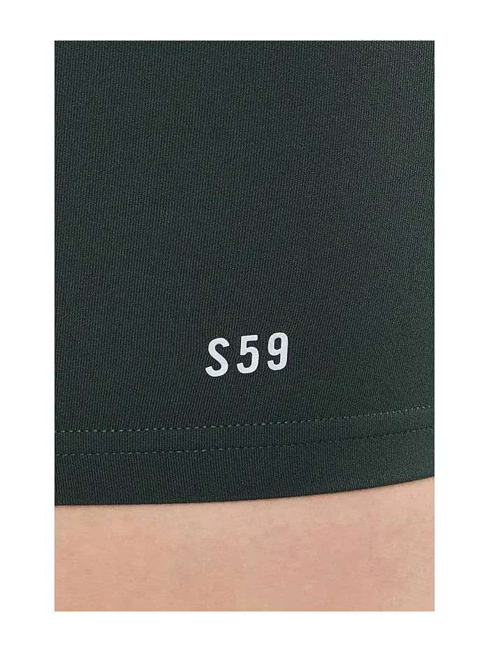 Шорты Airweight High-Waist 3.5" Splits59 — изображение 5 из 5, оливковый