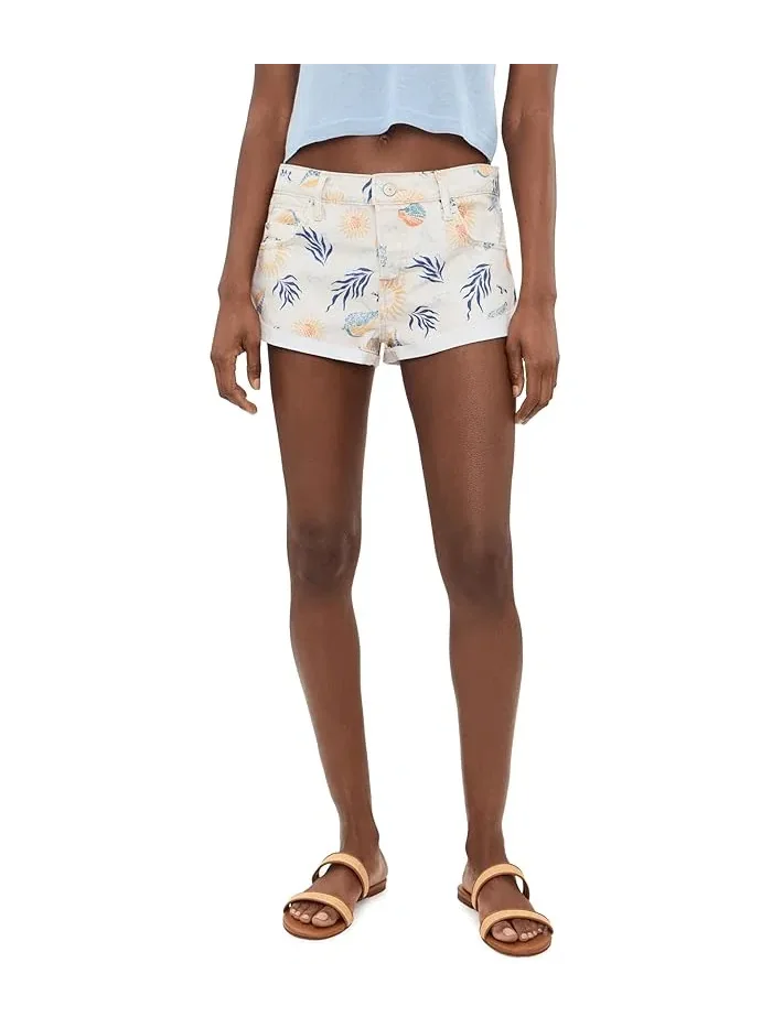Шорты с манжетами Cali Cuffed Free People — изображение 1 из 5, коричневый