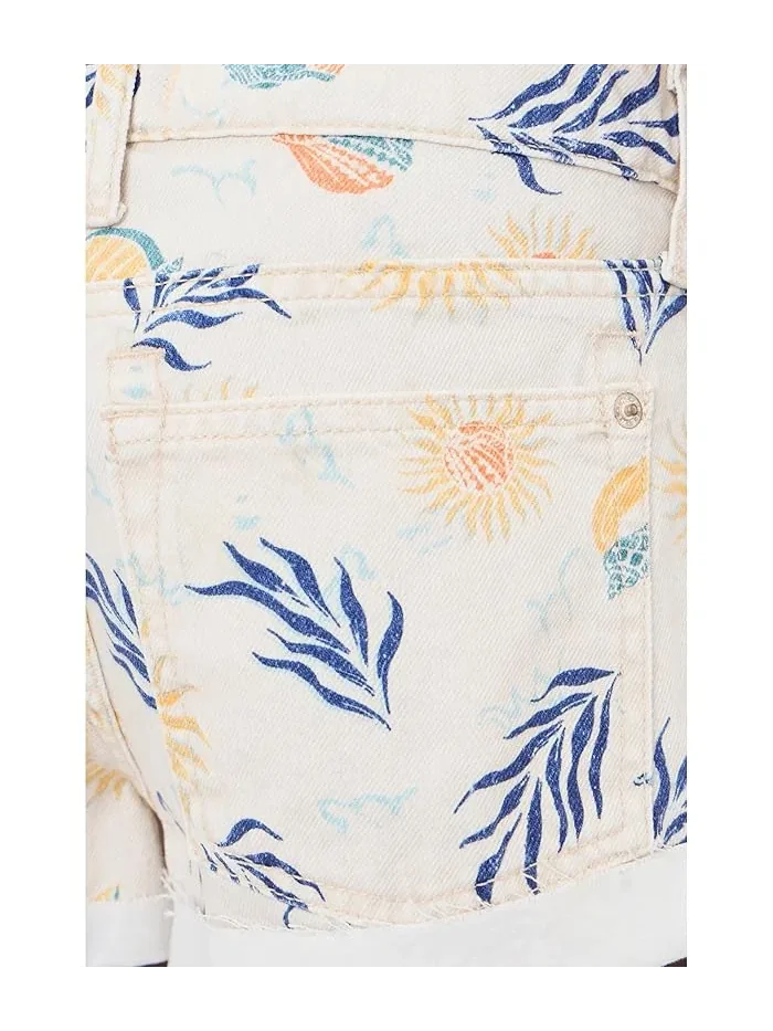Шорты с манжетами Cali Cuffed Free People — изображение 5 из 5, коричневый