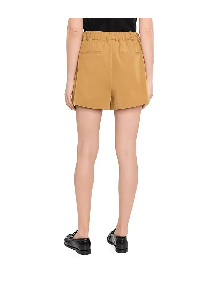 Шорты тканевые Tansy Woven Shorts Varley — изображение 4 из 5, коричневый