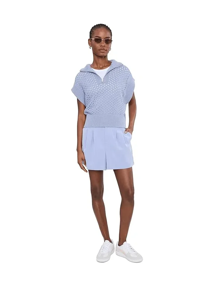 Шорты с защипами Tansy Woven Shorts Varley — изображение 2 из 5, экру