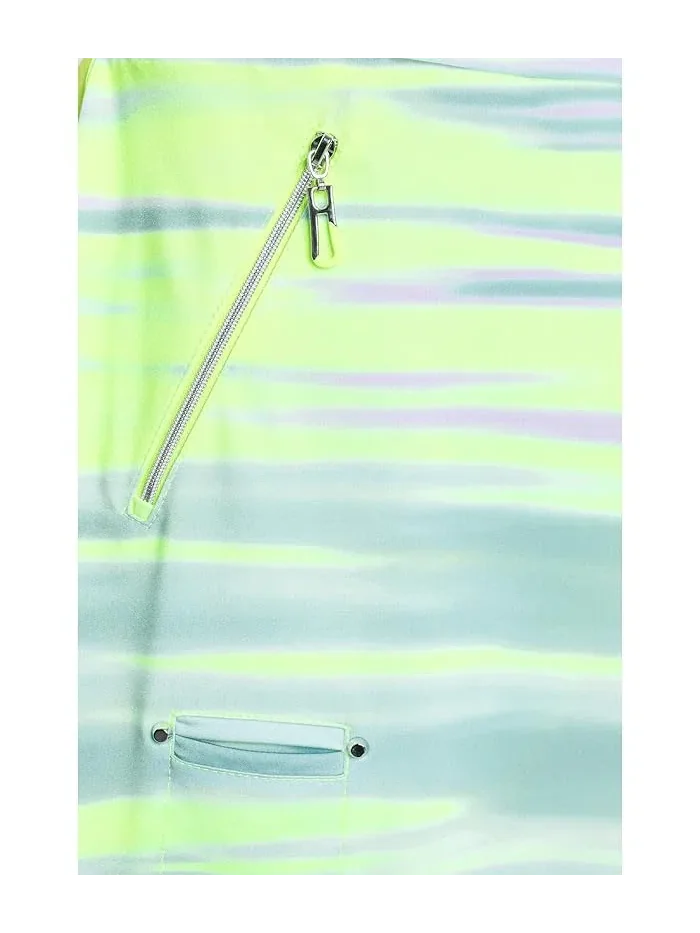 Юбка-шорты Painted Sunset 16" Crossover Waistband Jamie Sadock — изображение 5 из 5, желтый