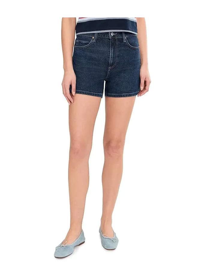 Шорты с высокой талией Dani Short Seamed Beltloops Paige, Visage — изображение 1 из 5, лик