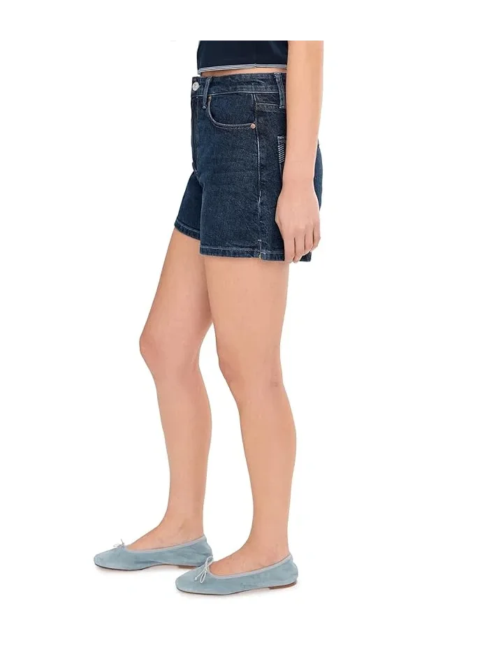 Шорты с высокой талией Dani Short Seamed Beltloops Paige, Visage — изображение 3 из 5, лик