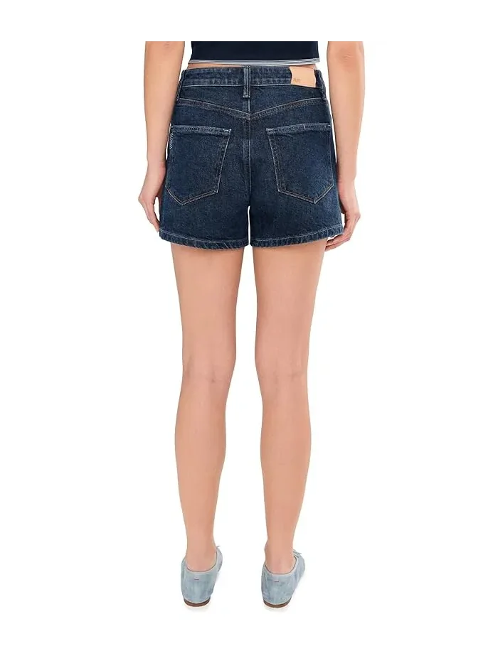 Шорты с высокой талией Dani Short Seamed Beltloops Paige, Visage — изображение 4 из 5, лик
