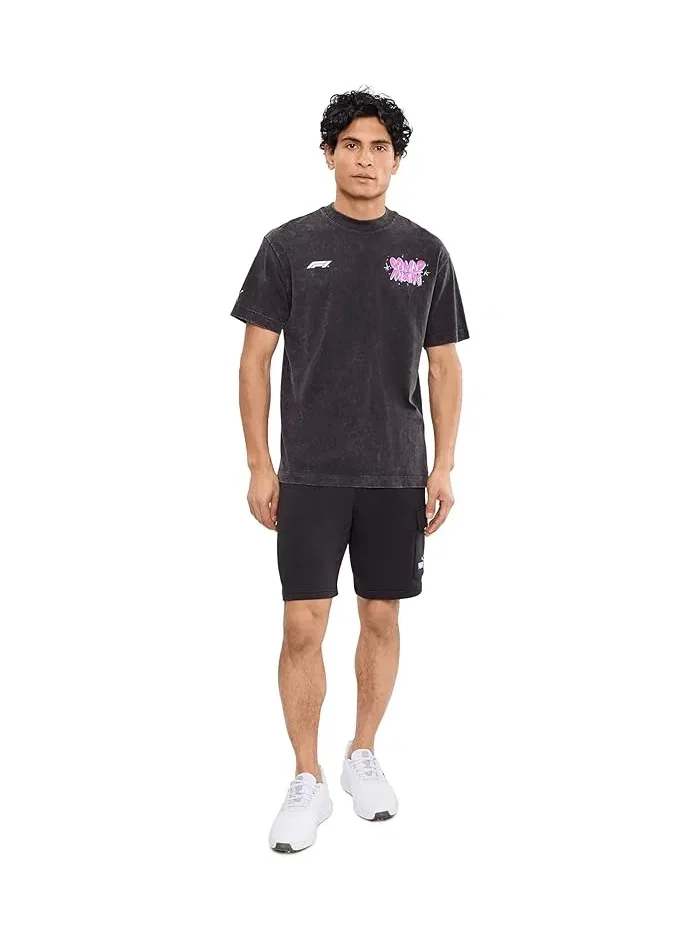 Шорты карго с логотипом Essentials PUMA — изображение 2 из 5, черный