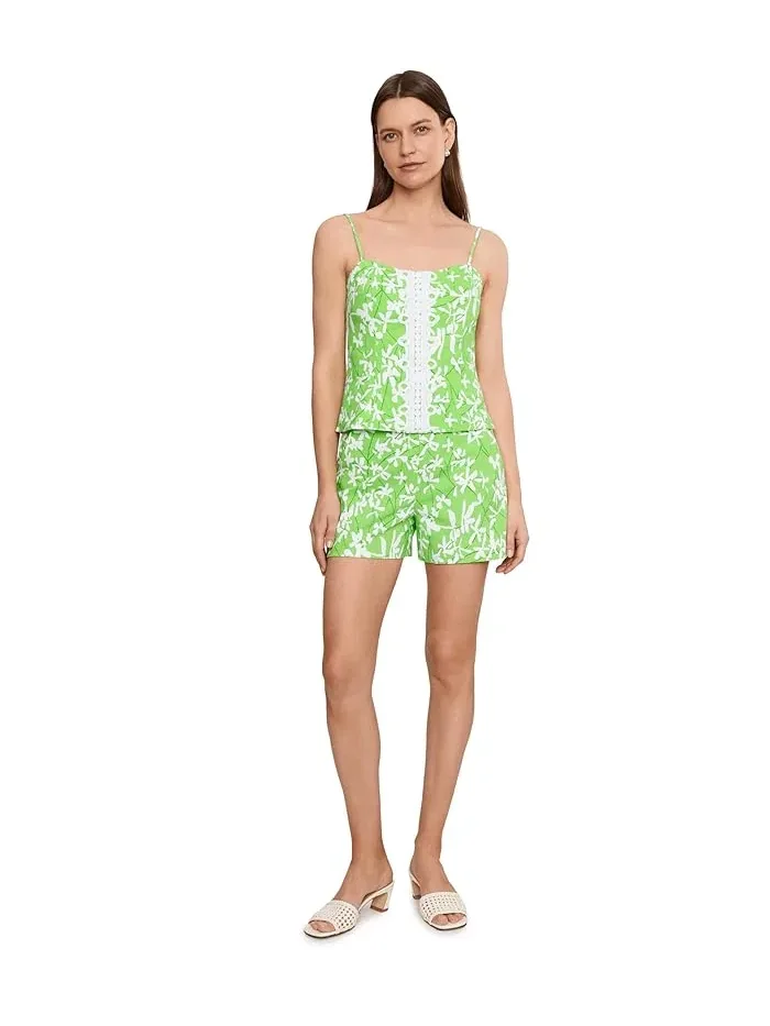 Шорты stretch Sarissa Lilly Pulitzer — изображение 2 из 5, зеленый