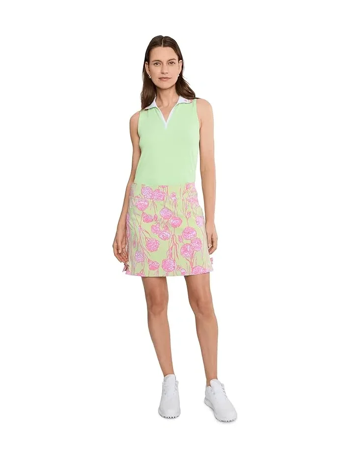 Юбка-шорты с бантом Monica Bow Lilly Pulitzer, Pistachio Macaron Alina Golf — изображение 2 из 5, зеленый