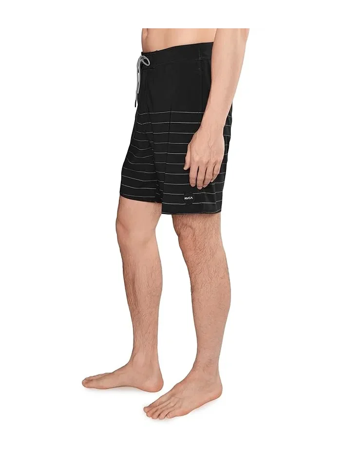 Шорты полоски Steady Stripe Trunk RVCA — изображение 3 из 5, черный
